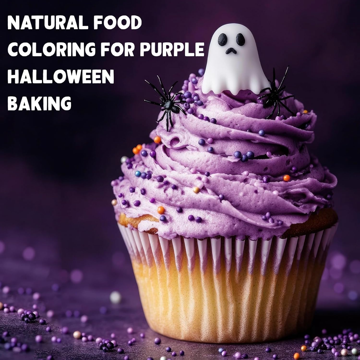 Purple Sweet Potato Powder 11.5oz (326g) - Natural Food Coloring for Baking, Drinks & Smoothies｜Ube/Purple Yam Alternative, Non-GMO, Gluten-Free, Resealable Pack