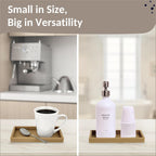 Countertop and Vanity Tray – Small 7.7" Silicone Soap Dispenser Trays, Flexible Bathroom Trays, Dish Soap Holder Kitchen Counter Caddy, Organizer Sink Tray for Soaps Bottles, Sponge, Keys