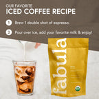 Fabula Low Acid Decaf Coffee Ground, USDA Organic Coffee Medium Roast - Single Origin - Non-GMO - No Molds - Mycotoxins Pesticides Free Coffee - 12 Oz