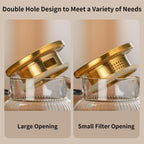 2 PACK Glass Pitcher with Lid,68 oz/ 2 Liter Vertical Stripes Water Pitcher With Black Handle,Glass Water Carafe for Cold Brew,Coffee, Lemonade, Iced Sun Tea,Beverage, Milk Heat Resistant