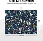 2Pcs Dish Drying Mats Faucet Mats Sets Large Size Coffee Mats Sink Faucet Mat Splash Guard for Kitchen Counter Bathroom Sink Coffee Bar Kitchen Decor (Cute Wildflowers, 18"x24" 15" x 5.5"Set)