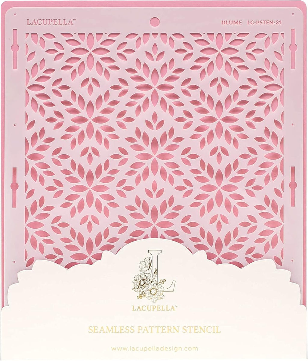 Cake Decorating Stencil for Tall Buttercream Cake, Royal Icing, Ganache, Paint, Airbrush (Blume)