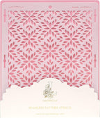 Cake Decorating Stencil for Tall Buttercream Cake, Royal Icing, Ganache, Paint, Airbrush (Blume)