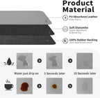 Coffee Mat - Absorbent Hide Stain Rubber Backed Dish Drying Mat for Kitchen Counter - Bar Mats for Countertops Accessories Fit Under Coffee Maker Espresso Machine