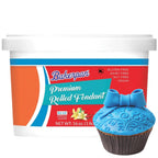 Bakerpan Premium Rolled Blue Fondant for Cake Decorating - 1 Pound, Vanilla Flavor