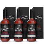 (3 Pack) LAVA Premium Bloody Mary Mix; Italian San Marzano Tomatoes, No Artificial Sweeteners, Vegan, Ready to Use, No Added Sugar, 1-Liter (33.8oz) Glass