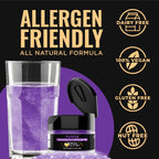 Brew Glitter Purple Edible Drink Glitter 1x 4g Jar for Cocktails, Beer, & Beverages