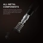 TIMEMORE 58mm Espresso Tamper - Stainless Steel & Aluminum Impulse Impact Coffee Accessories with Sound Feedback for Barista, Spring-Loaded Hand Tamper Tool Fits 58mm Portafilter (4 Springs Included)