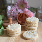 Wood Cookie Stamp, 2.5 Inch (Scallop Shell CS-040)