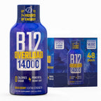 B12 Overload Extra Strength Energy Shot – Mixed Berry – 260mg Caffeine, 14000% B12, Electrolytes – Energy & Vitality Support – Zero Sugar No Calories – Vegan, Kosher, Gluten-Free – 1.93 fl oz, 48-Pack