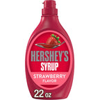 HERSHEY'S Strawberry Flavored Syrup Bottle, 22 oz