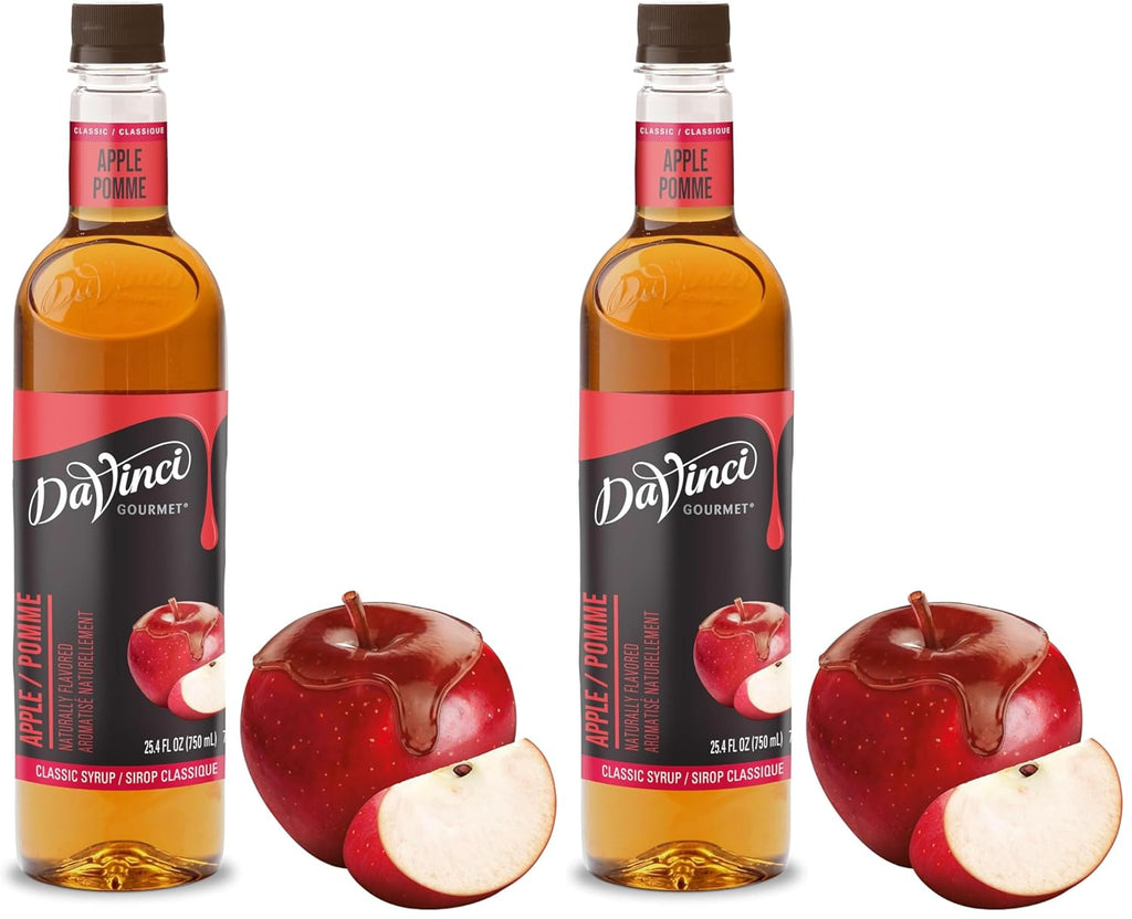 DaVinci Gourmet Classic Apple Syrup, 25.4 Fluid Ounce (Pack of 2)