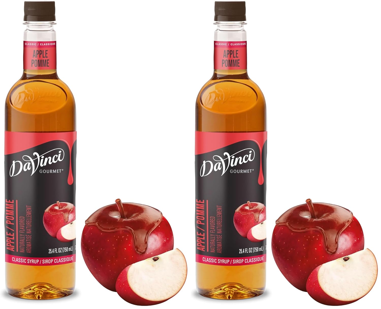 DaVinci Gourmet Classic Apple Syrup, 25.4 Fluid Ounce (Pack of 2)