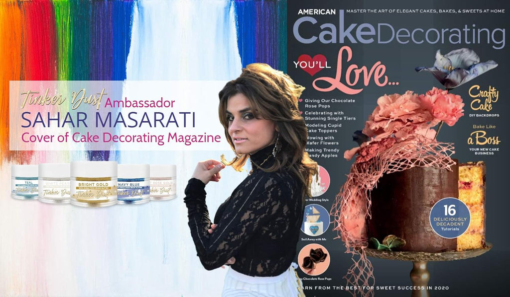 BAKELL Royal Gold Edible Glitter, 50 Grams | TINKER DUST Edible Glitter | KOSHER Certified | 100% Edible Glitter | Cakes, Cupcakes, Cake Pops, Drinks, Dessert Vegan Glitter & Dusts (50g, Royal Gold)