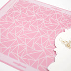 Cake Decorating Stencil for Tall Buttercream Cake, Royal Icing, Ganache, Paint, Airbrush (Kristal)