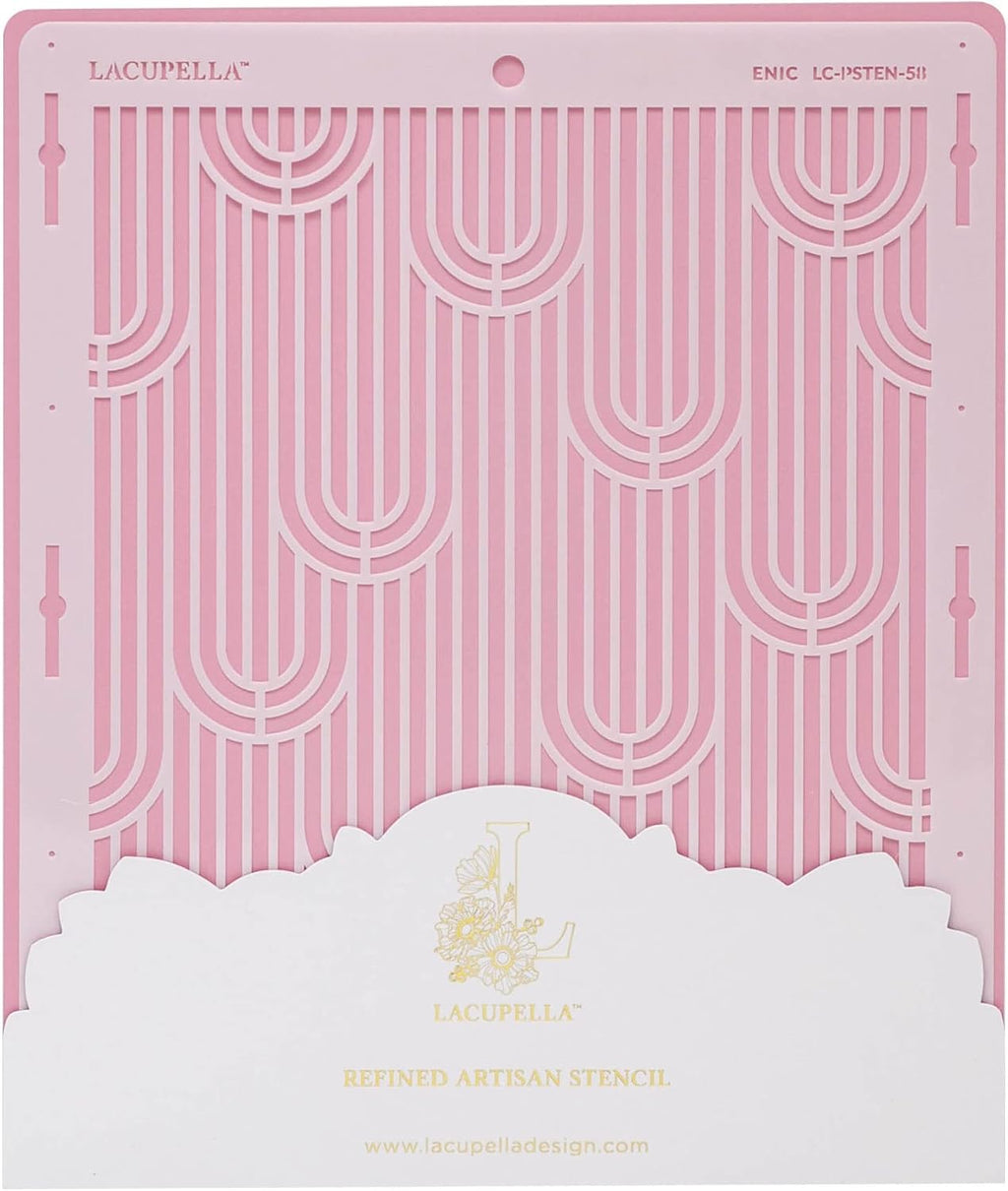 Large Cake Decorating Stencil (ENIC) Art Deco Pattern