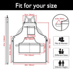 5 Pack Kitchen Apron, Work Apron, Canvas, Multiple Pockets, Gardening, Painting, BBQ, Artist, Carpenter, Sizes M to XXL, Black