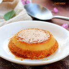 CHEFMADE Mini Pudding Pan Set, 3-Inch 4Pcs Non-Stick Egg Tart Mold Round Mini Cake and Loaf Bakeware for Oven and Instant Pot Baking (Champagne Gold)