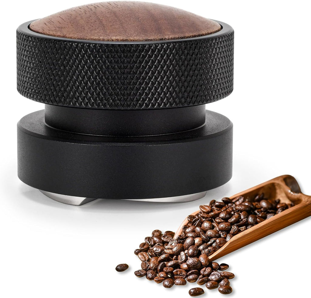 53mm Coffee Distributor and Tamper, Dual Head Espresso Tool with Adjustable Depth - Professional Coffee Leveler and Hand Tamper for 51mm Portafilters, Barista-Grade Espresso Accessory (53mm)