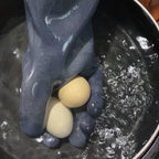 DEYAN Silicone BBQ Gloves, 932°F Heat Resistant Oven Gloves with Fingers, Kitchen Waterproof Hot Proof Glove for Fryer, Smoker, Baking, Cooking, Cutting(8/M)