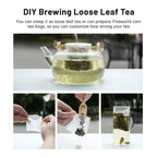 iTeaworld Tieguanyin-Green Oolong tea loose leaf - Natural Orchid Fragrance Authentic Fujian Anxi Tieguanyin 100g - Whole Tea leaves Oolong Tea for Health with 20 Empty Tea Bags, 3.5oz