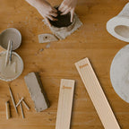 MECCANIXITY 8Pcs Pottery Teaching Rolling Mud Stick Guides, 13" x 0.8" Wood Clay Roller 4 6 8 10mm Thick Ceramic Tools Strips Rolling Guides for Clay Thickness DIY Craft