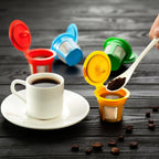 GoodCups 4 Reusable K Cups for Keurig - 4 Colors Refillable Kcups Coffee Filters for Keurig Coffee Makers