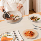 Ewen 27.6x19.5in 2mm Silicone Mats for Kitchen Counter, Thick Large Heat Resistant Non-Stick Silicone Placemat, Nonslip Workbench Mat Countertop Protector for Desk Crafts Air Fryer Pastry Translucent