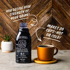 JAVA HOUSE Cold Brew Coffee, Colombian 4:1 Liquid Concentrate, 32 Ounce Bottle