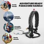 Insulated Water Bottle 24oz, Triple Wall Vacuum Stainless Steel (Cold for 48 Hrs, Hot for 24Hrs), Leak Proof & Non-BPA, 24oz Hydro Water Flask with Paracord Handle & Straw Spout Lids