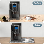 Rnivvi Coffee Mat, 12" x 19" Cute Coffee Bar Mats for Espresso Machine Station Accessories and Organizer, Hide Stain Rubber Backed Absorbent Dish Drying Pad for Kitchen Counter, Cartoon Flowers