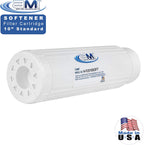 Water Softening Filter Cartridge | 10" Standard Universal Size | Ion Exchange Filter Softens Water | Great for Espresso and Washing Machines (1, 10" Standard)