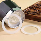 6 Pack Silicone Gaskets with 2 Filter Gasket, Silicone Sealing Rings for 6 Cup Stovetop Espresso Coffee Maker Replacement Parts