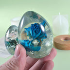3 Pack Egg & Animal Shaped Resin & Silicone Molds - 3D Candle & Soap Mold Set for Table Decoration