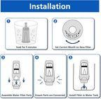 Replacement Water Filter for Breville Barista Touch Espresso Machine BES880 BES881, Barista Pro BES878, Oracle Touch BES990, Oracle BES980, Dual Boiler BES920 Bambino ClaroSwiss Sage, BES008WHT0NUC1