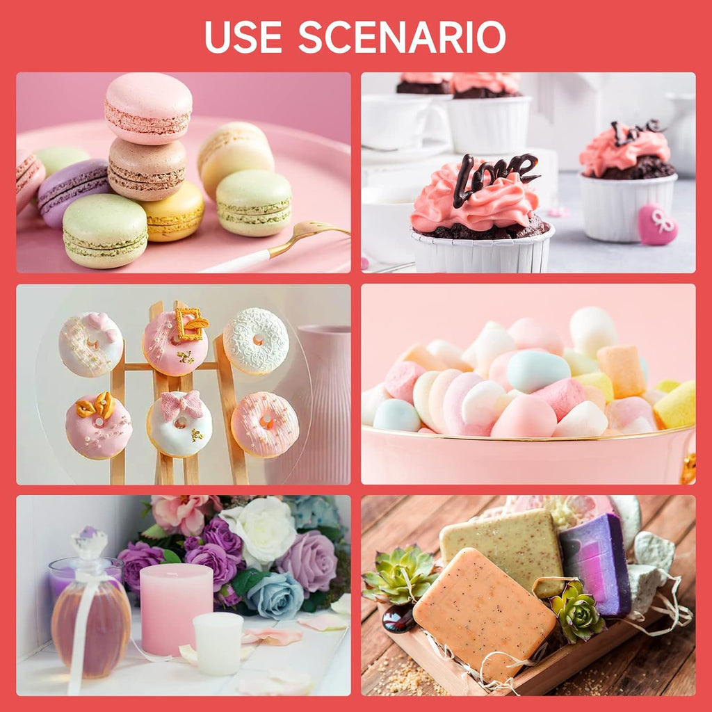 Cakestar Food Coloring Liquid, 36 Vibrant Food Coloring for Slime, Upgraded Food Dye Concentrated Neon Food Coloring Liquids for Cake, Cookies, Baking Decorating, Icing, DIY Crafts, 6ml/bottle