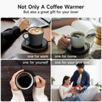 Coffee Mug Warmer, Cup Warmer for Desk with Auto Shut Off Smart Temperature Settings, Electric Beverage Tea Water Milk Heater for All Cups and Mugs, Heating Plate Candle Wax Warmer