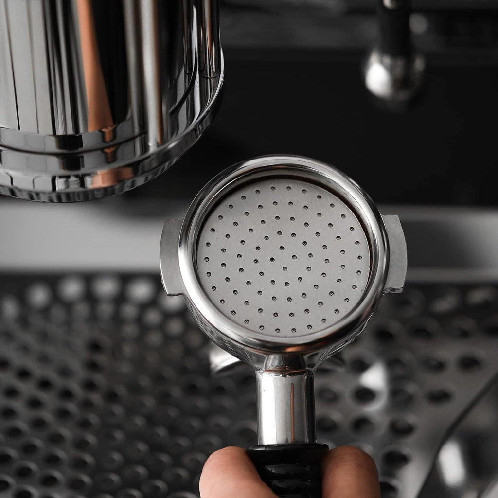 MHW-3BOMBER 51mm Puck Screen Metal Espresso Puck Screen Reusable Coffee Filter for 51mm Portafilter Basket 0.8mm Thickness FG5580S-OS