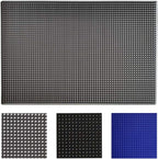 17.7" x 11.8" Rubber Bar Mats, Non-Slip and Anti-Spill Non-Toxic Soft Rubber Mats, Coffee Bars, Bars, Restaurants and Barbers Service Mats, Gray, 2Pack