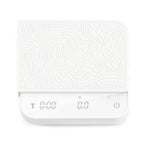 Mini Coffee Scale with Timer – Digital Barista Weight Scale with Designer-Patterned Tamper Mat, 0.1g High Precision, Portable & Rechargeable for Espresso, Pour Over, Drip, and Kitchen Brewing Use