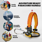 One Gallon Water Bottle Insulated, Triple Walled Vacuum Stainless Steel (Cold for 48 Hrs), Leak Proof & Non-BPA, Large Water Flask Jug with Paracord Handle & Straw Spout Lids