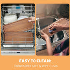 Solid Acacia Wood Serving Trays and Platters - Wooden Mini Charcuterie Boards, Rectangle Small Cheese Board for Food, Bathroom, Home Decor, Kitchen Counter, (10"x5.5", 1 Pack)