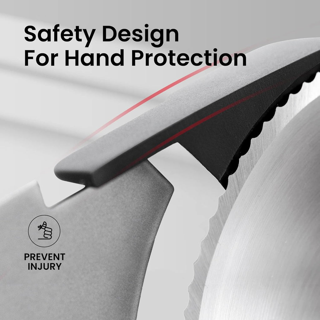 TooGood Meat Slicer for Home, Electric Food Slicer with 7.5" Stainless Steel Blade, 1/4 HP, 0-15mm Adjustable Thickness, Deli Food Slicer Machine for Meat, Bread, Fruit, Cheese