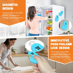 Extractable & Magnetic Bread Lame Dough Scoring Tool - Professional Sourdough Scoring Tool - Sourdough Bread Baking & Bread Scoring Tool - Scoring Patterns booklet & 5 Razor Blades (Blue)