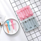 Crayon Mold, 2 Pack Crayon Recycling Molds, 3D Crayon Silicone Mold Tipped Crayon Mold Oven Safe Candy Chocolate Making Molds for Kids Reusable Triangular Flower Crayon Molds for DIY Crayons.