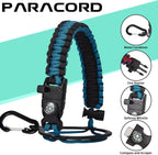 87/128 oz Insulated Water-Bottle with straw - Gallon Water Bottles with Phone Holder, Stainless Steel Water Jug with Strap & Auto Chug Lids, Gym Camping Sport Metal Flask w/Paracord Handle