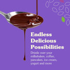 NuNaturals Stevia Syrup, Sugar-Free Sweetener, Plant-Based Sugar Substitute, Zero Calorie, Cocoa Mint Syrup, 16 oz