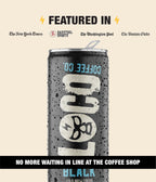 Loco Coffee Black Cold Brew 11 Ounce Can, 12 Count | Zero Sugar, 190mg Caffeine | Gluten Free and Dairy Free | Low Calorie Iced Coffee