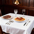 Silverware Set with Steak Knives, Stainless Steel Flatware Cutlery Set for 4, Spoons Forks and Knives Sets, Mirror Finished Utensil Sets Dishwasher Safe (24PCS Silver)