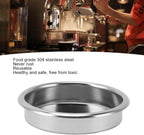 58 mm Blind Filter, Stainless Steel Backflush Inser, Back Flush Blind Filter Basket for Gaggia Classic and Espresso Machines Espresso Cleaning Disc